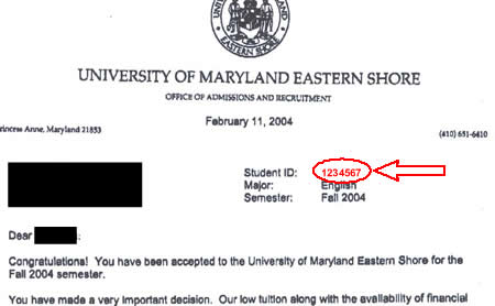 Admission Letter Examples